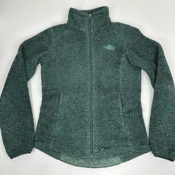 The North Face Women’s Green Osito 2 Full Zip Raschel Teddy Jacket XS/C34 - Picture 6 of 12